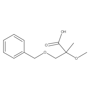 2-Methoxy-2-methyl-3-phenylmethoxypropanoic acid结构式