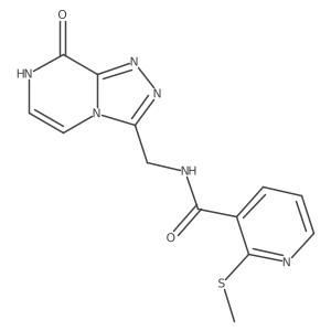N-((8-hydroxy-[1,2,4]triazolo[4,3-a]pyrazin-3-yl)methyl)-2-(methylthio)nicotinamide结构式