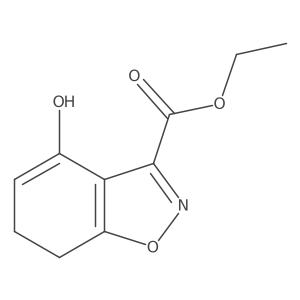 Ethyl 4-hydroxy-6,7-dihydro-1,2-benzoxazole-3-carboxylate Structure