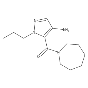 5-(azepane-1-carbonyl)-1-propyl-1H-pyrazol-4-amine Structure
