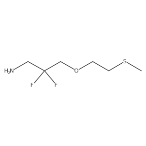 2,2-Difluoro-3-[2-(methylsulfanyl)ethoxy]propan-1-amine Structure