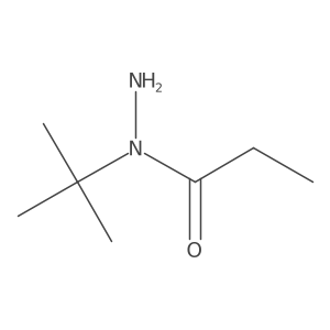 N-tert-butylpropanehydrazide结构式