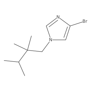 4-bromo-1-(2,2,3-trimethylbutyl)-1H-imidazole Structure
