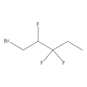 1-Bromo-2,3,3-trifluoropentane结构式