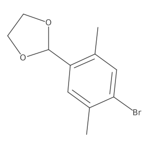 2-(4-Bromo-2,5-dimethylphenyl)-1,3-dioxolane Structure