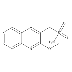 (2-Methoxyquinolin-3-yl)methanesulfonamide Structure