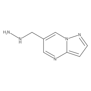({Pyrazolo[1,5-a]pyrimidin-6-yl}methyl)hydrazine结构式