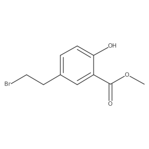 Methyl 5-(2-bromoethyl)-2-hydroxybenzoate Structure