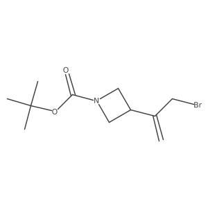 Tert-butyl 3-(3-bromoprop-1-en-2-yl)azetidine-1-carboxylate Structure