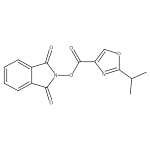 1,3-dioxo-2,3-dihydro-1H-isoindol-2-yl 2-(propan-2-yl)-1,3-oxazole-4-carboxylate Structure