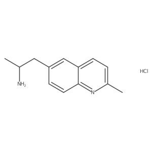 (2R)-1-(2-methylquinolin-6-yl)propan-2-amine hydrochloride Structure