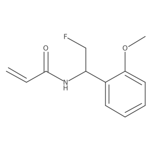 N-[2-Fluoro-1-(2-methoxyphenyl)ethyl]prop-2-enamide Structure
