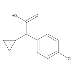 2-(4-Chlorophenyl)-2-cyclopropylacetic acid Structure