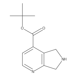 tert-butyl 5H,6H,7H-pyrrolo[3,4-b]pyridine-4-carboxylate Structure