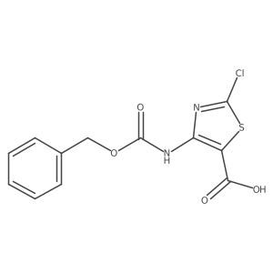4-{[(Benzyloxy)carbonyl]amino}-2-chloro-1,3-thiazole-5-carboxylic acid Structure