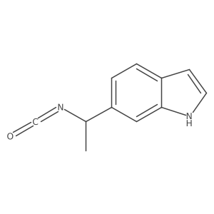 6-(1-isocyanatoethyl)-1H-indole结构式