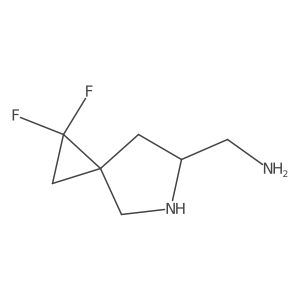 1-{1,1-Difluoro-5-azaspiro[2.4]heptan-6-yl}methanamine Structure