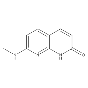 7-(Methylamino)-1,2-dihydro-1,8-naphthyridin-2-one结构式