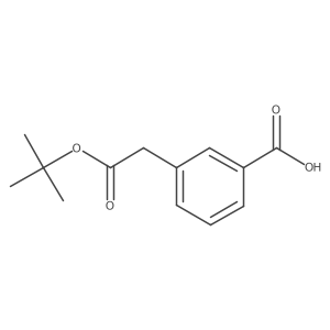 3-[2-(Tert-butoxy)-2-oxoethyl]benzoicacid Structure