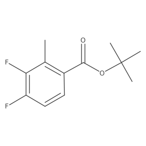 t-Butyl 3,4-difluoro-2-methylbenZoate Structure