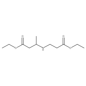 Ethyl 3-{[3-(ethyloxy)-3-oxopropyl]amino}butanoate Structure