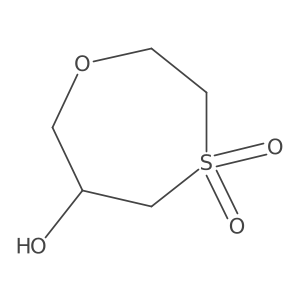 6-Hydroxy-1,4-oxathiepane4,4-dioxide结构式