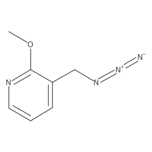 [(2-Methoxy-3-pyridyl)methyl]azide Structure