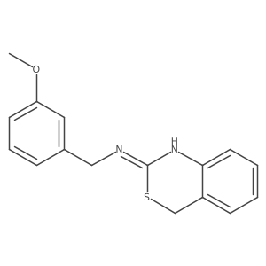 N-[(3-methoxyphenyl)methyl]-4H-3,1-benzothiazin-2-amine Structure