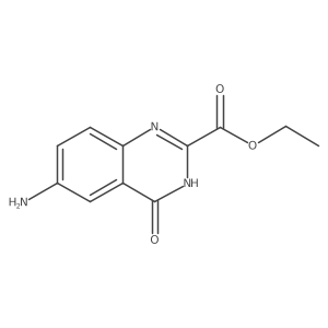 Ethyl 6-amino-4-oxo-3,4-dihydro-2-quinazolinecarboxylate Structure