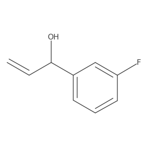 1-(3-Fluorophenyl)prop-2-en-1-ol结构式