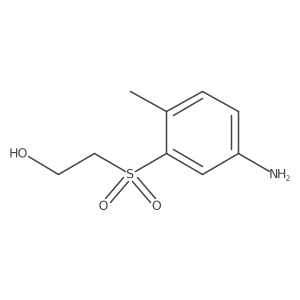 2-[(5-Amino-2-methylphenyl)sulfonyl]ethanol Structure