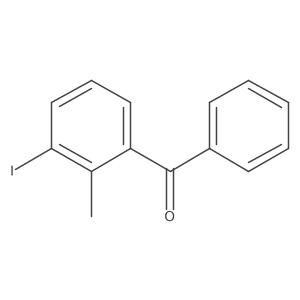 (3-Iodo-2-methylphenyl)phenylmethanone结构式