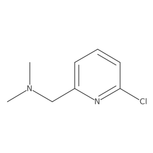 2-Chloro-6-dimethylaminomethylpyridine结构式