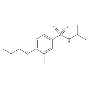 N-isopropyl-3-methyl-4-propoxybenzenesulfonamide Structure