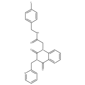 2-(2,4-dioxo-3-(pyridin-2-ylmethyl)-3,4-dihydropyrido[3,2-d]pyrimidin-1(2H)-yl)-N-(4-fluorobenzyl)acetamide Structure