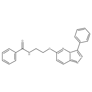 N-[2-({3-phenyl-[1,2,4]triazolo[4,3-b]pyridazin-6-yl}oxy)ethyl]benzamide Structure