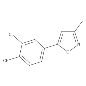 5-(3,4-Dichlorophenyl)-3-methylisoxazole结构式