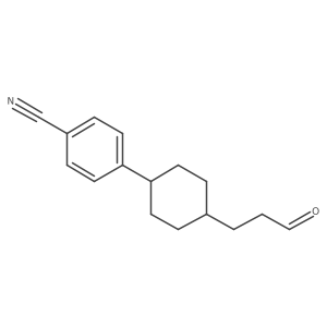 3-[trans-4-(p-Cyanophenyl)cyclohexyl]propionaldehyde结构式