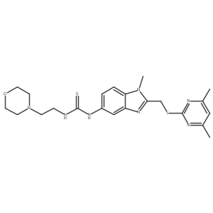 C22H29N7OS2结构式