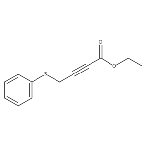 4-Phenylsulfanyl-but-2-ynoic acid ethyl ester Structure