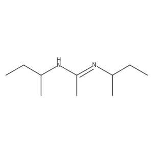 N,N'-bis(1-methylpropyl)ethanimidamide Structure