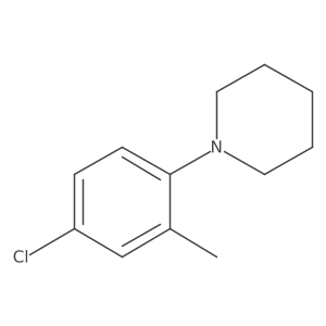 1-(4-Chloro-2-methylphenyl)piperidine Structure