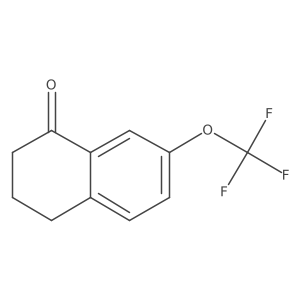 7-(Trifluoromethoxy)-3,4-dihydronaphthalen-1(2H)-one Structure