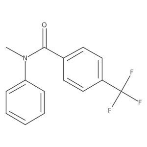 N-methyl-N-phenyl-4-(trifluoromethyl)benzamide Structure