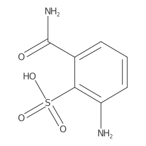 2-Amino-6-(aminocarbonyl)benzenesulfonic acid Structure