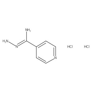 4-Pyridinecarboximidic acid, hydrazide dihydrochloride结构式
