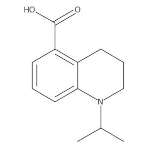 1-(Propan-2-yl)-1,2,3,4-tetrahydroquinoline-5-carboxylic acid结构式