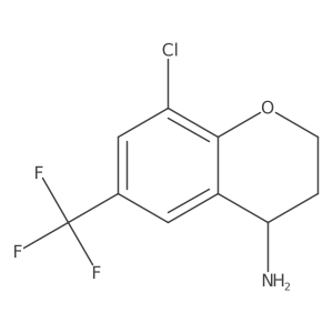 (S)-8-Chloro-6-(trifluoromethyl)chroman-4-amine Structure