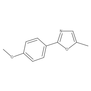 2-(4-Methoxyphenyl)-5-methyloxazole Structure