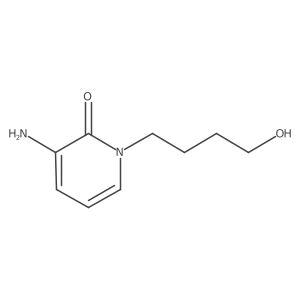 3-Amino-1-(4-hydroxybutyl)-1,2-dihydropyridin-2-one Structure